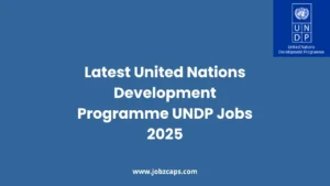 Latest United Nations Development Programme UNDP Jobs 2025