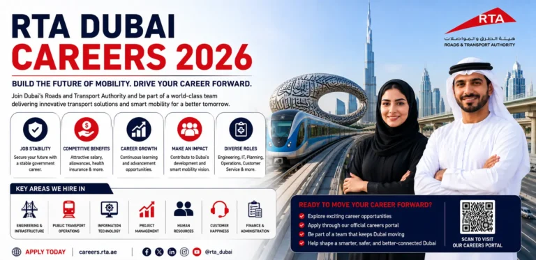 RTA Dubai Careers 2026 Complete Guide to Jobs Requirements and Career Opportunities