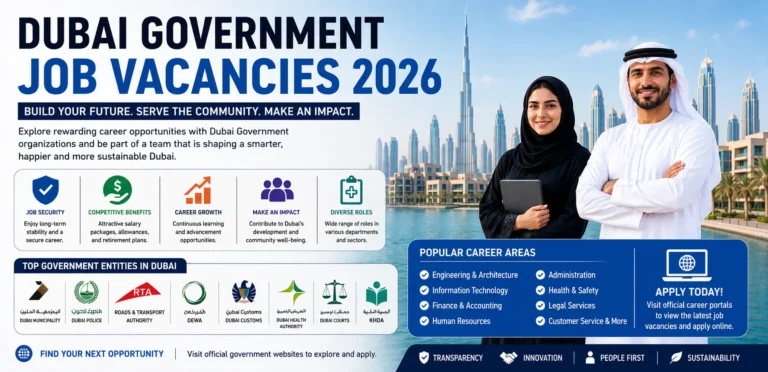 Dubai Government Job Vacancies Complete Guide to Finding and Securing Government Jobs in Dubai